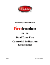 Brooks FireTracker 2-Zone Conventional Control Panel FT2FP User manual