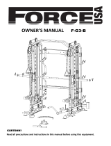 Force USA F-G3-B Owner's manual