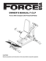 Force USA F-CLP Owner's manual