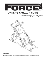 Force USA F-MLPHS Owner's manual