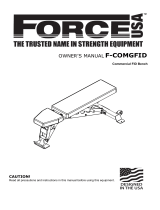 Force USA F-COMFID Owner's manual