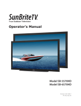 SunBriteTV SB-6570HD Owner's manual