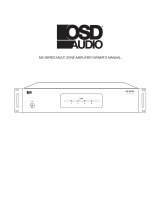 OSD Audio MX1680 Owner's manual