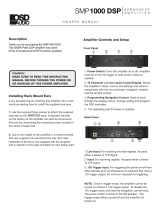 OSD Audio SMP1000DSP Owner's manual