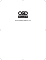 OSD Audio OSD Black 300W Trimless In-Wall Subwoofer IWSDual 8 Dual 8" Graphite Woofers Owner's manual