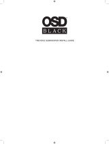 OSD Audio BLACK TREVOCE Series Owner's manual