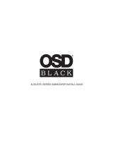 OSD Audio ACOUSTIC-12 Owner's manual