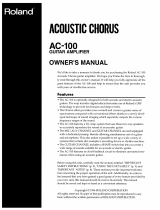Roland AC-100 Owner's manual