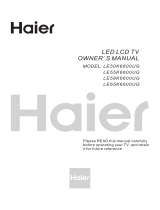 Haier LE65K6600UG Owner's manual