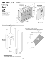 Fireplace Xtrordinair 564 TRV 25K Deluxe Gas Fireplace (FPX) 2018 Framing Guide