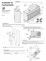 Fireplace Xtrordinair ProBuilder 42 Linear GSB2 Fireplace 2017 Framing Guide