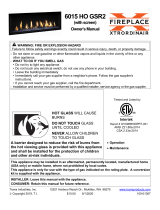 Fireplace Xtrordinair 6015 HO GSR2 Fireplace 2014 Owner's manual