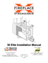 Fireplace Xtrordinair 36 Elite ZC Installation guide