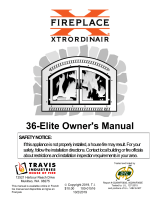 FireplaceXtrordinair 36 Elite ZC Owner's manual