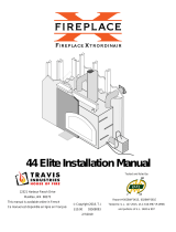 Fireplace Xtrordinair 44 Elite ZC 1998 Installation guide