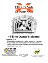 Fireplace Xtrordinair 44 Elite ZC 1998 Owner's manual