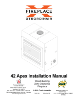Fireplace Xtrordinair 42 Apex Fireplace 2016 Installation guide