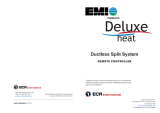 EMI Deluxe Heat Ductless Split System Remote Controller User manual