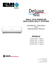 EMI Deluxe Heat Wall Air Handler Ductless Split System Installation & Operation Manual