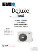 EMI Deluxe Heat Single-Zone Ductless Outdoor Unit Installation guide