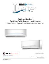 EMI Wall Air Handler Ductless Split System Heat Pumps Installation & Operation Manual