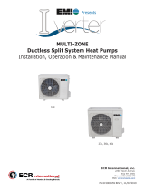 EMI Multi Zone Condensers, Ductless Split System Heat Pumps Installation & Operation Manual