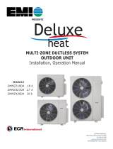 EMI Deluxe Heat Multi-Zone Ductless System Outdoor Unit Installation & Operation Manual
