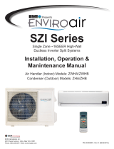 EMI enviroair szi ZHA Operating instructions