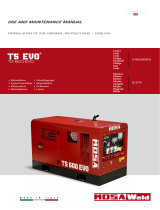 Mosa TS 600 EVO Owner's manual