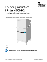Meiko UPster ® H500 M2 Operating instructions