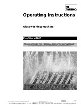 Meiko 430f Operating instructions