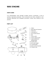 Consonance WAX Engine Owner's manual