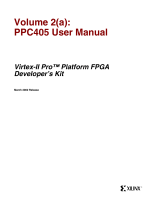 Xilinx Virtex-II Pro PPC405 User manual