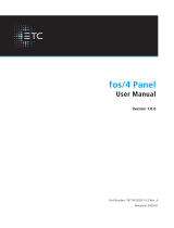 ETC fos/4 Series User manual
