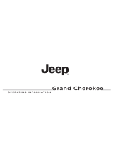 Jeep 2013 Grand Cherokee Operating Information Manual