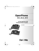 DETEWE OPENPHONE 63 User manual