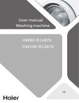 Haier HW80-B14876 User manual
