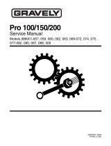 Gravely Pro 150 User manual