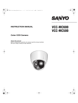 Sanyo VCC-MC600 User manual