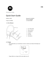 Motorola HK105 Quick start guide
