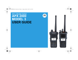 Motorola APX 2000 User manual