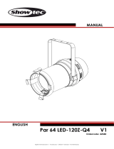 SHOWTEC Par 64 LED-120Z-Q4 User manual