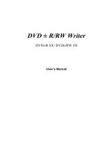 Emprex DVD RW 4X User manual