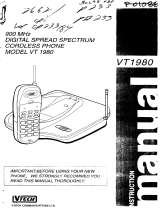 VTech VT 1980 User manual