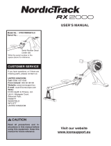 NordicTrack RX2000 User manual