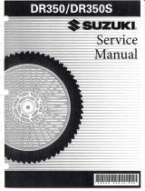 Suzuki DR350 User manual