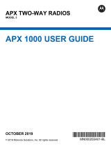 Motorola APX 1000 User manual