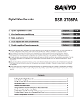 Sanyo DSR-3706PA Quick Operation Manual