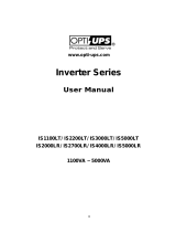 OPTI-UPS IS2700LR User manual