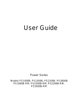 OPTI-UPS PS1000B-RM User manual